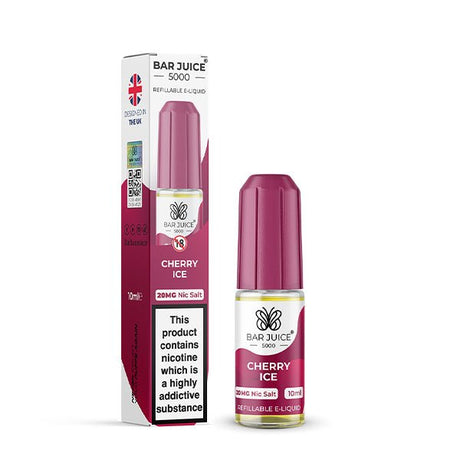 BAR JUICE CHERRY ICE 10ML NIC SALT E - LIQUID - Super E - cig
