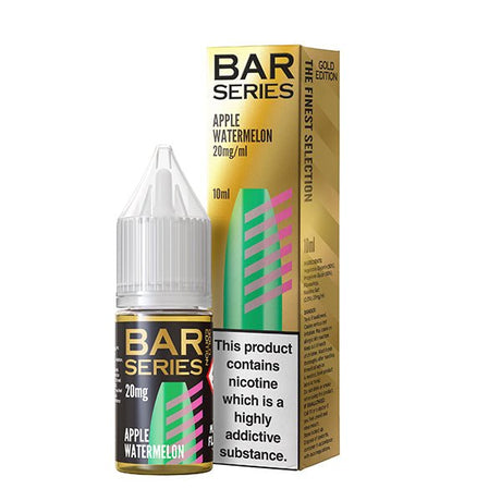 BAR SERIES APPLE WATERMELON 10ML NIC SALT E - LIQUID - Super E - cig