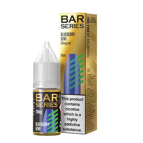 BAR SERIES BLUEBERRY KIWI 10ML NIC SALT E - LIQUID - Super E - cig