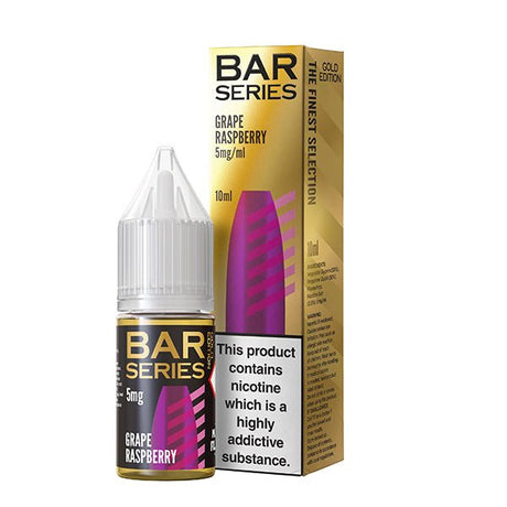 BAR SERIES GRAPE RASPBERRY 10ML NIC SALT E - LIQUID - Super E - cig