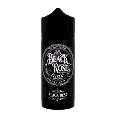 BLACK ROSE ELIXIRS - 100ML BLACK BESS 0MG SHORTFILL E LIQUID - Super E-cig