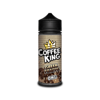 COFFEE KING - 100ML GREEK FRAPPE 0MG SHORTFILL E LIQUID - Super E-cig