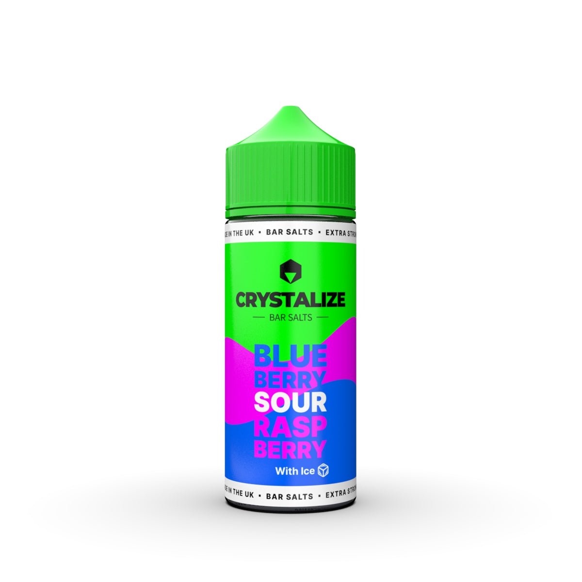 CRYSTALIZE BAR SALTS BLUEBERRY SOUR RASPBERRY 120ML LONGFILL E - LIQUID - Super E - cig