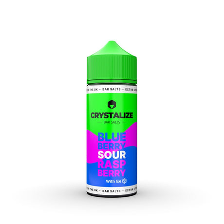 CRYSTALIZE BAR SALTS BLUEBERRY SOUR RASPBERRY 120ML LONGFILL E - LIQUID - Super E - cig