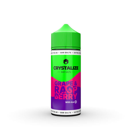 CRYSTALIZE BAR SALTS GRAPE & RASPBERRY 120ML LONGFILL E - LIQUID - Super E - cig