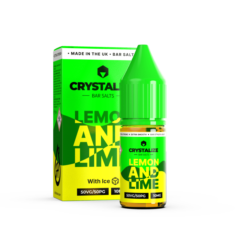CRYSTALIZE BAR SALTS LEMON & LIME 10ML NIC SALT E - LIQUID - Super E - cig