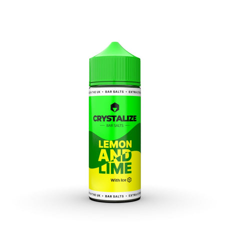 CRYSTALIZE BAR SALTS LEMON & LIME 120ML LONGFILL E - LIQUID - Super E - cig