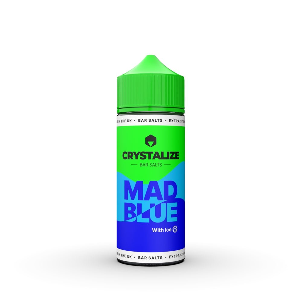 CRYSTALIZE BAR SALTS MAD BLUE 120ML LONGFILL E - LIQUID - Super E - cig