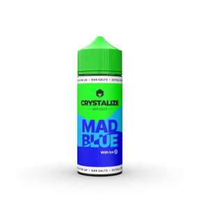 CRYSTALIZE BAR SALTS MAD BLUE 120ML LONGFILL E - LIQUID - Super E - cig