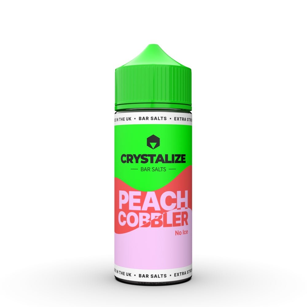 CRYSTALIZE BAR SALTS PEACH COBBLER 120ML LONGFILL E - LIQUID - Super E - cig