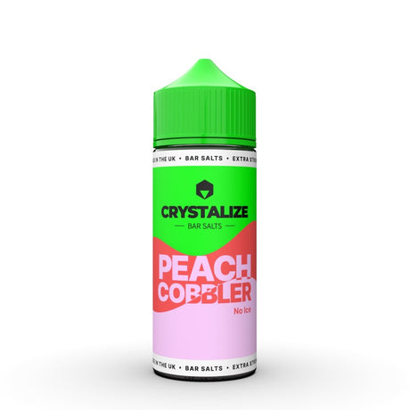 CRYSTALIZE BAR SALTS PEACH COBBLER 120ML LONGFILL E - LIQUID - Super E - cig