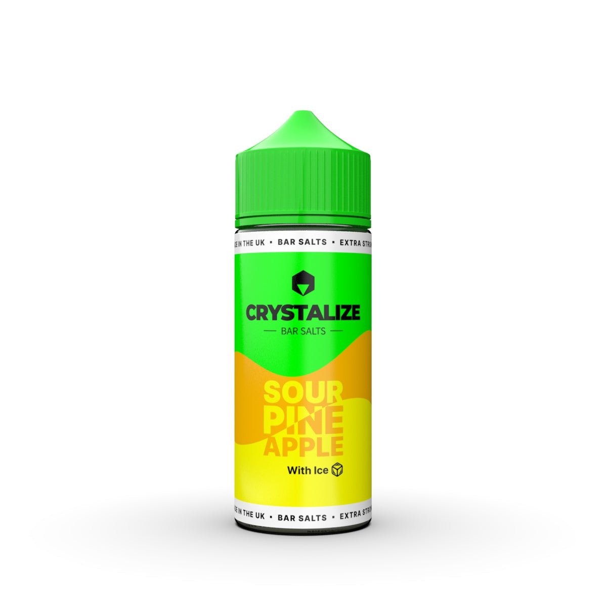 CRYSTALIZE BAR SALTS SOUR PINEAPPLE ICE 120ML LONGFILL E - LIQUID - Super E - cig