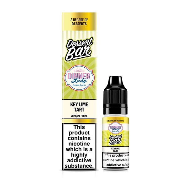 DINNER LADY DESSERT BAR KEY LIME TART 10ML NIC SALT E - LIQUID - Super E - cig