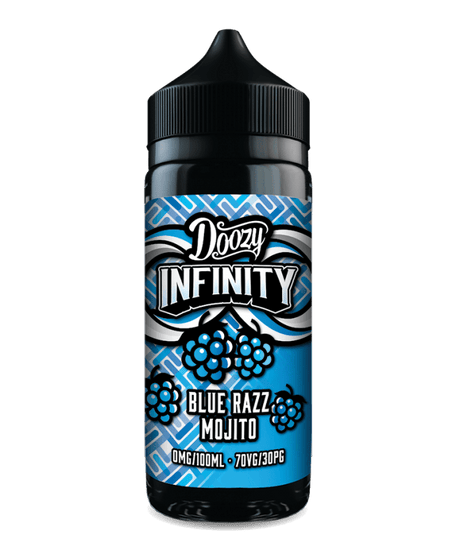 DOOZY INFINITY BLUE RAZZ MOJITO 100ML SHORTFILL E - LIQUID - Super E - cig