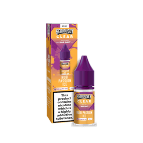 DOOZY SERIOUSLY CLEAR RUBI PASSION ICE 10ML NIC SALT E - LIQUID - Super E - cig