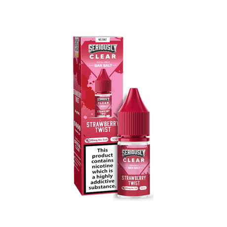 DOOZY SERIOUSLY CLEAR STRAWBERRY TWIST 10ML NIC SALT E - LIQUID - Super E - cig