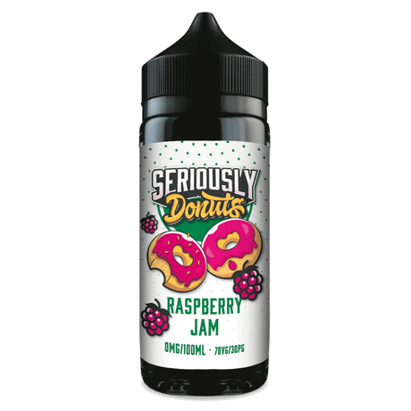 DOOZY SERIOUSLY DONUTS RASPBERRY JAM 100ML SHORTFILL E - LIQUID - Super E - cig