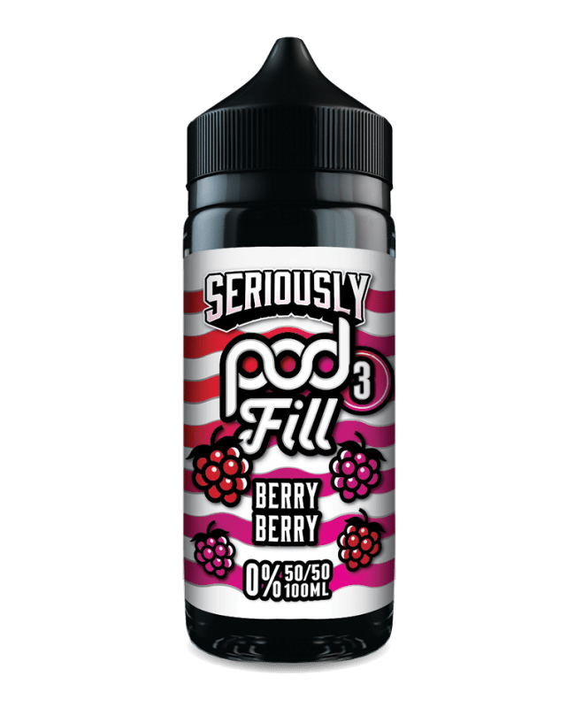 DOOZY SERIOUSLY PODFILL BERRY BERRY 100ML SHORTFILL E - LIQUID - Super E - cig