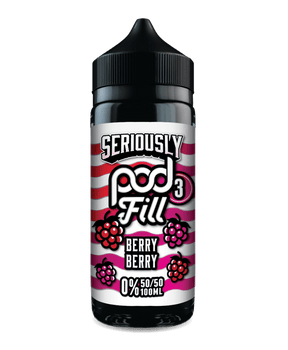 DOOZY SERIOUSLY PODFILL BERRY BERRY 100ML SHORTFILL E - LIQUID - Super E - cig