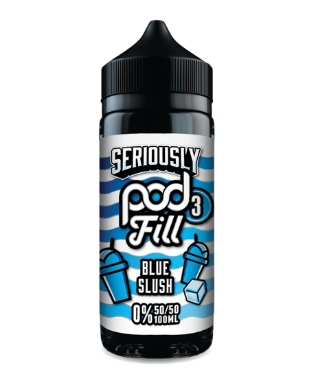 DOOZY SERIOUSLY PODFILL BLUE SLUSH 100ML SHORTFILL E - LIQUID - Super E - cig