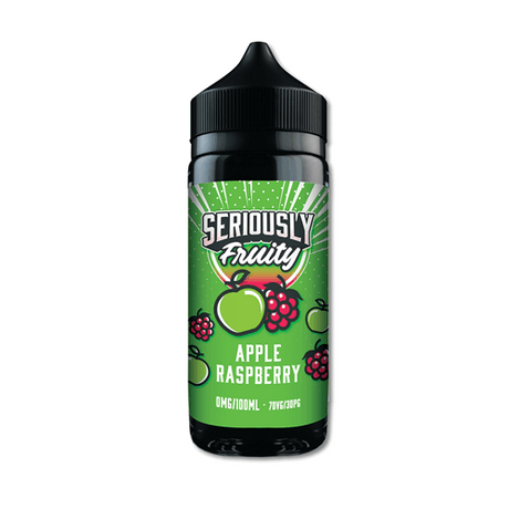 DOOZY VAPE CO - 100ML SERIOUSLY FRUITY APPLE RASPBERRY 0MG SHORTFILL E LIQUID - Super E-cig