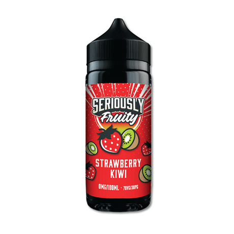 DOOZY VAPE CO - 100ML SERIOUSLY FRUITY STRAWBERRY KIWI 0MG SHORTFILL E LIQUID - Super E-cig