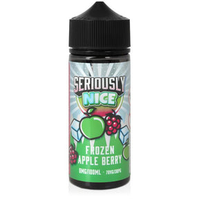 DOOZY VAPE CO - 100ML SERIOUSLY NICE FROZEN APPLE BERRY 0MG SHORTFILL E LIQUID - Super E-cig