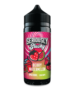 DOOZY VAPE CO - 100ML SERIOUSLY SLUSHY BERRY WATERMELON 0MG SHORTFILL E LIQUID - Super E-cig