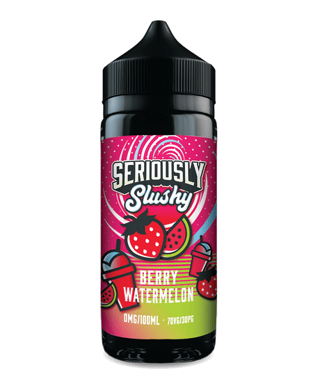 DOOZY VAPE CO - 100ML SERIOUSLY SLUSHY BERRY WATERMELON 0MG SHORTFILL E LIQUID - Super E-cig