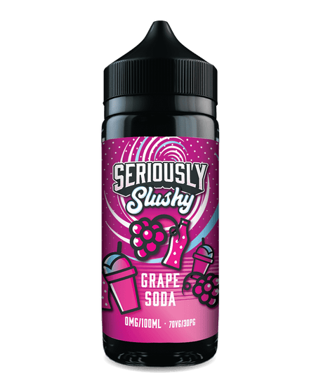 DOOZY VAPE CO - 100ML SERIOUSLY SLUSHY GRAPE SODA 0MG SHORTFILL E LIQUID - Super E-cig