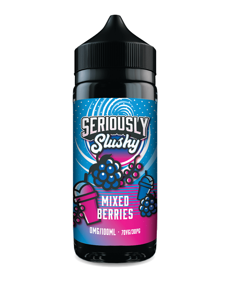 DOOZY VAPE CO SERIOUSLY SLUSHY MIXED BERRIES 100ML SHORTFILL E-LIQUID|  10.00| 100ML 70/30 SHOTS  Super E-cig