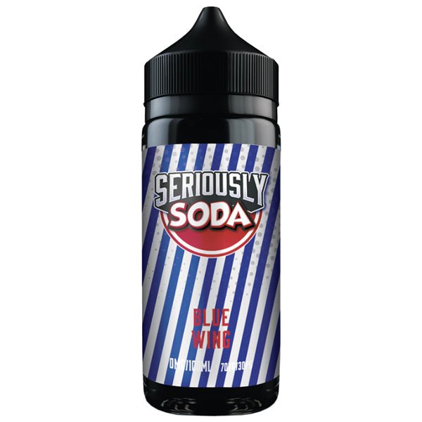 DOOZY VAPE CO - 100ML SERIOUSLY SODA BLUE WING 0MG SHORTFILL E LIQUID - Super E-cig