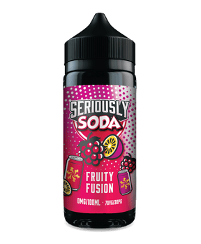 DOOZY VAPE CO - 100ML SERIOUSLY SODA FRUITY FUSION 0MG SHORTFILL E LIQUID - Super E-cig