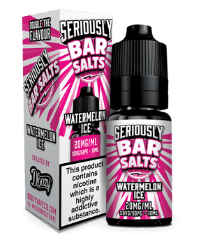 DOOZY VAPE CO - 10ML SERIOUSLY BAR SALTS WATERMELON ICE NIC SALT E LIQUID - Super E-cig