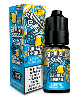 DOOZY VAPE CO - 10ML SERIOUSLY SALTY BLUE RAZZ LEMONADE NIC SALT E LIQUID - Super E-cig