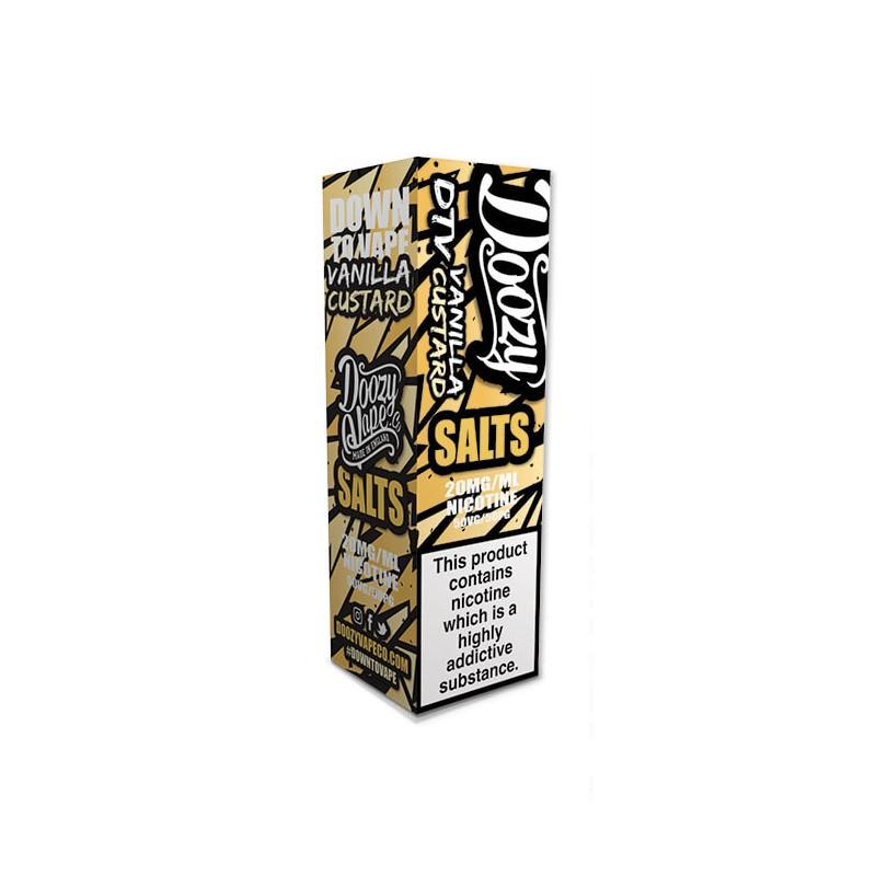 DOOZY VAPE CO - 10ML VANILLA CUSTARD NIC SALT E LIQUID - Super E-cig