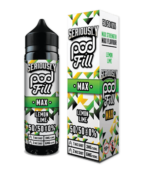 DOOZY VAPE CO - 40ML LEMON LIME 0MG SHORTFILL E LIQUID - Super E-cig