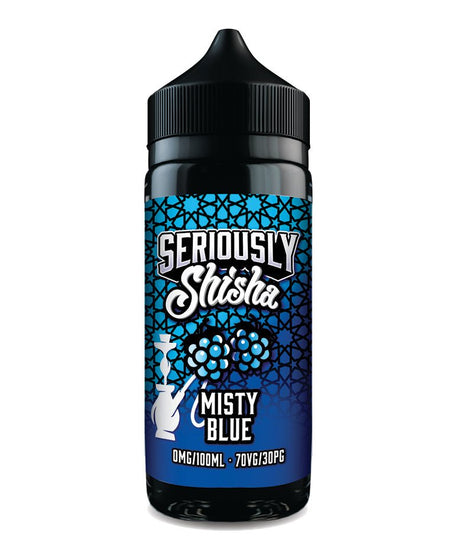 DOOZY VAPE CO SERIOUSLY SHISHA MISTY BLUE 100ML SHORTFILL E - LIQUID - Super E - cig