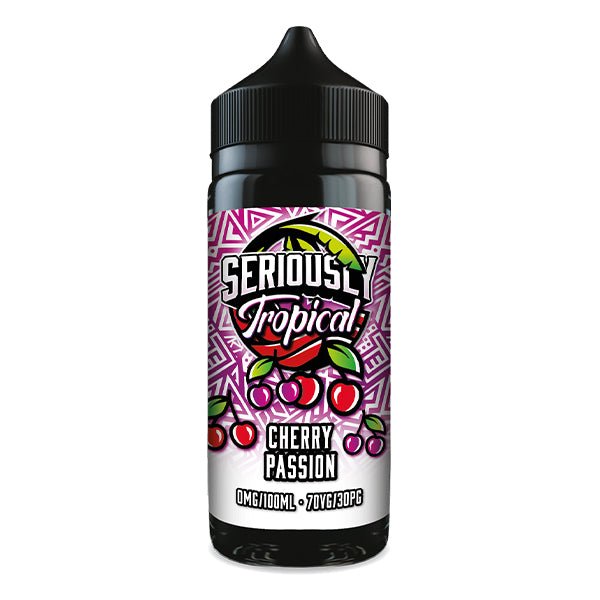 DOOZY VAPE CO SERIOUSLY TROPICAL CHERRY PASSION 100ML SHORTFILL E - LIQUID - Super E - cig