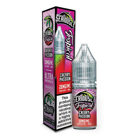 DOOZY VAPE CO SERIOUSLY TROPICAL CHERRY PASSION 10ML NIC SALT E - LIQUID - Super E - cig