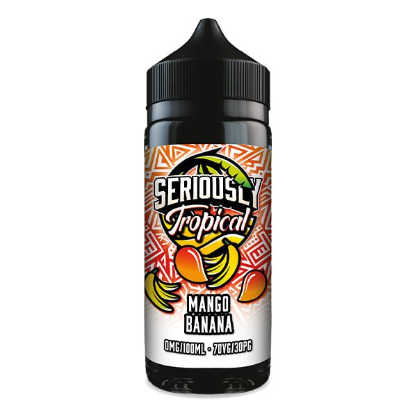 DOOZY VAPE CO SERIOUSLY TROPICAL MANGO BANANA 100ML SHORTFILL E - LIQUID - Super E - cig