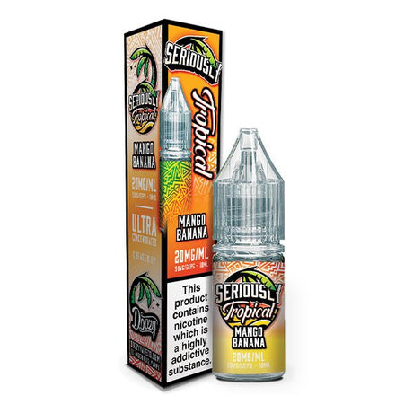 DOOZY VAPE CO SERIOUSLY TROPICAL MANGO BANANA 10ML NIC SALT E - LIQUID - Super E - cig