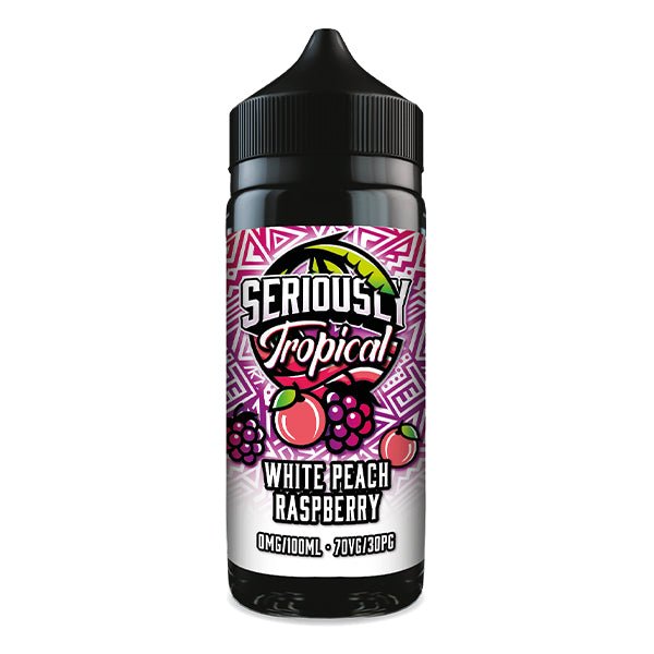 DOOZY VAPE CO SERIOUSLY TROPICAL WHITE PEACH RASPBERRY 100ML SHORTFILL E - LIQUID - Super E - cig