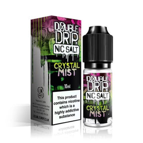 DOUBLE DRIP - 10ML CRYSTAL MIST NIC SALT E LIQUID - Super E-cig