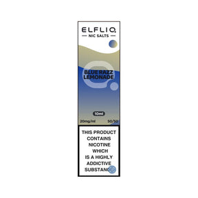 ELF BAR - 10ML ELFLIQ BLUE RAZZ LEMONADE NIC SALT E LIQUID - Super E-cig