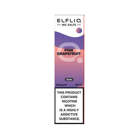ELF BAR - 10ML ELFLIQ PINK GRAPEFRUIT NIC SALT E LIQUID - Super E-cig