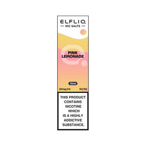ELF BAR - 10ML ELFLIQ PINK LEMONADE NIC SALT E LIQUID - Super E-cig