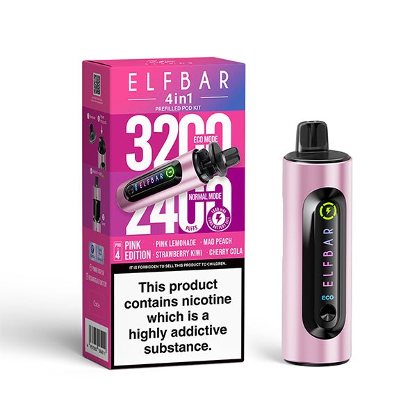 ELF BAR 4 IN 1 PRE FILLED POD KIT - Super E - cig