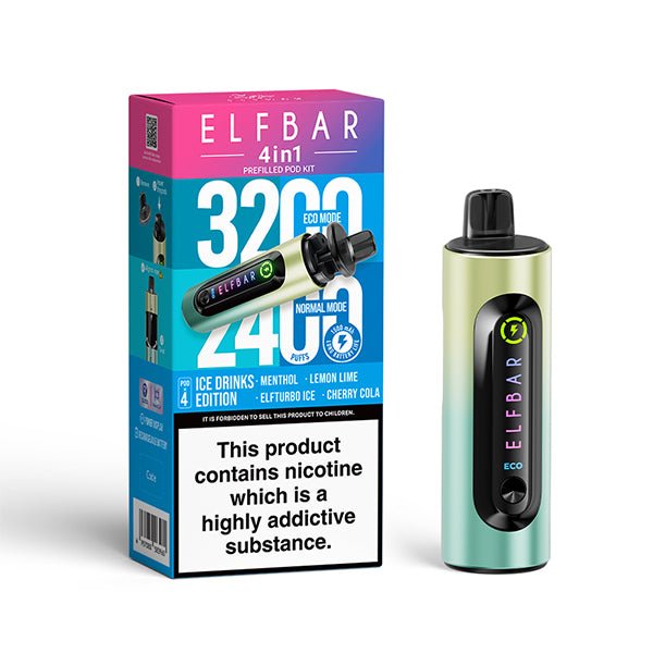 ELF BAR 4 IN 1 PRE FILLED POD KIT - Super E - cig