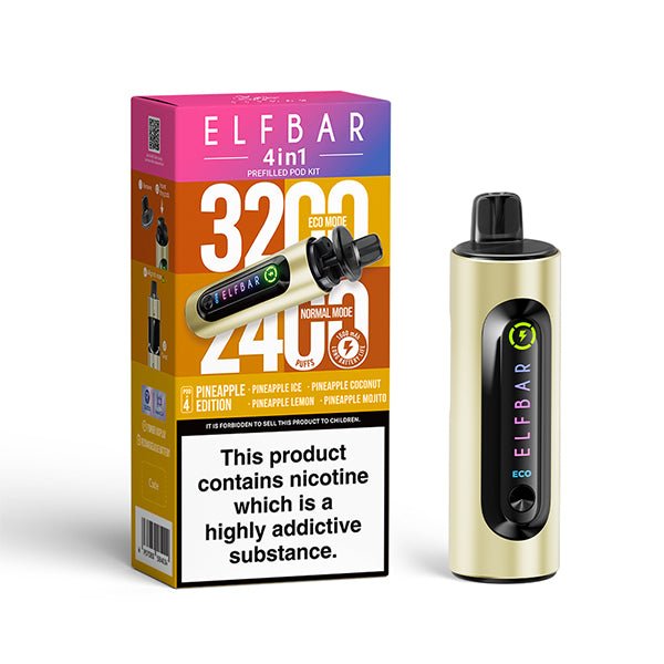 ELF BAR 4 IN 1 PRE FILLED POD KIT - Super E - cig